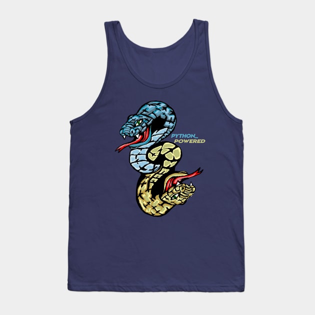 Python Powered Tank Top by FungibleDesign